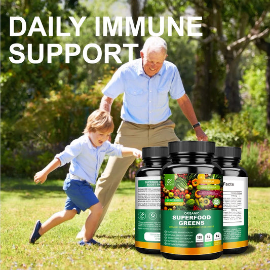 Organic Super Greens Health Supplement