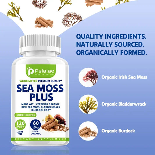 Organic Seaweed Algae Vegetarian Capsules