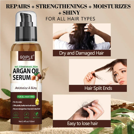Repair Damaged Hair with Argan Oil