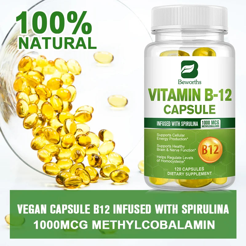 Organic Vitamin B12 1000mcg Nervous System Support