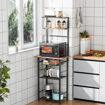 6 Tier Standing Kitchen Storage Rack