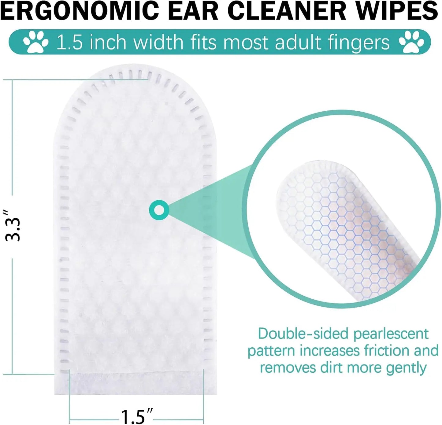 Natural Pet Ear Cleaning Wipes