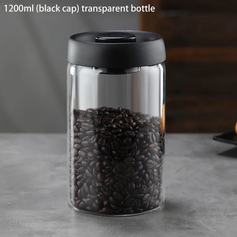 Airtight Coffee Bean Glass Jar