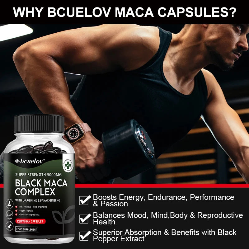 Black Maca Ginseng Vitamin Supplement