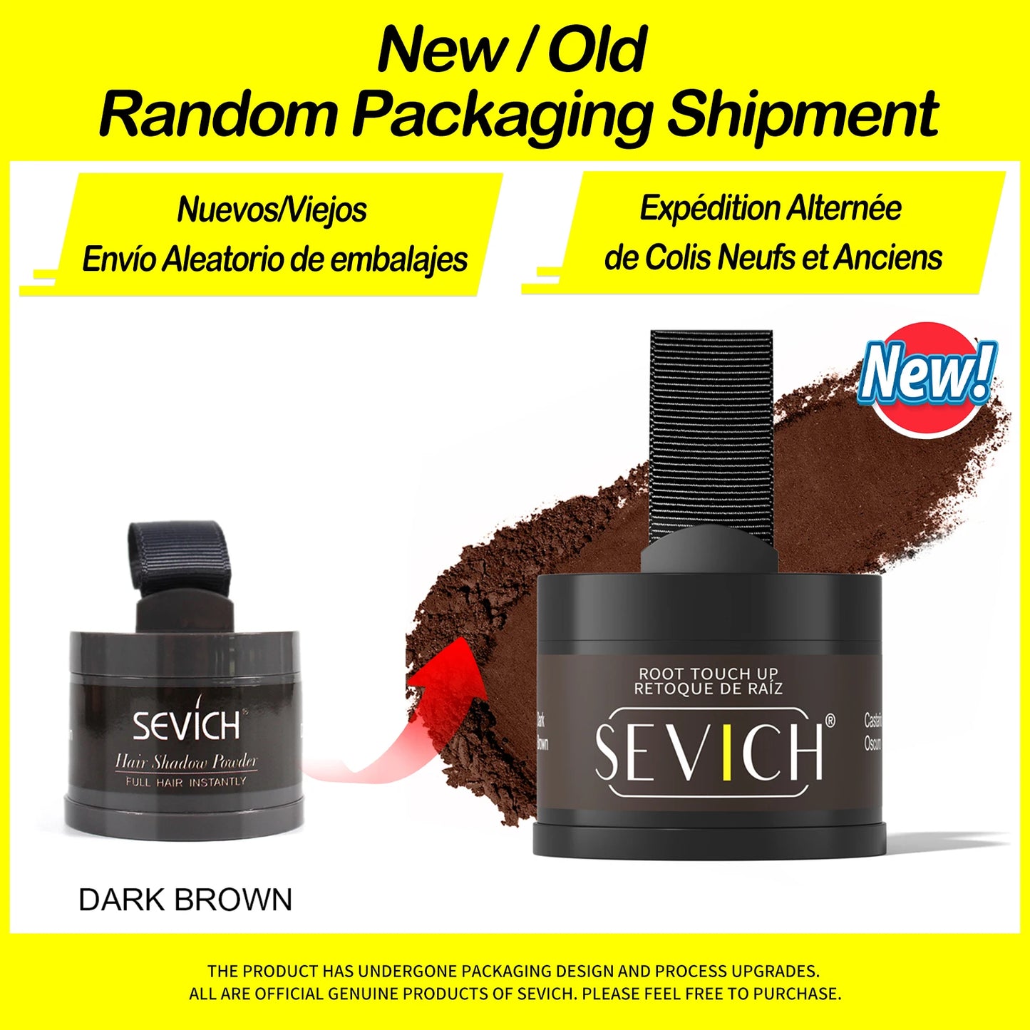 Sevich Hairline Shadow Powder for Hair Loss Concealment