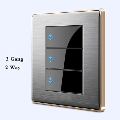 Brushed Stainless Steel Wall Switch