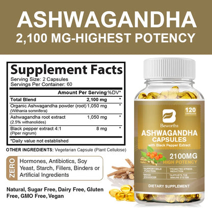 Ashwagandha Root Energy & Sleep Supplement