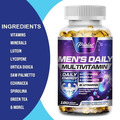 Energy and Immune Vitamin Supplement for Men