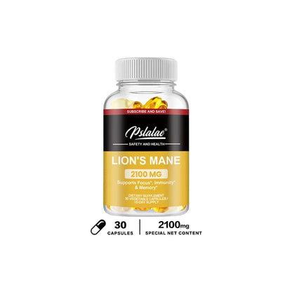 Lion’s Mane Vitamin Supplement Capsules