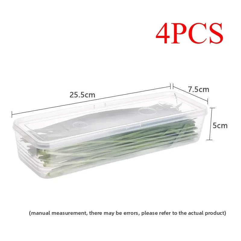 Clear Plastic Storage Container Set