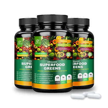 Organic Super Greens Health Supplement