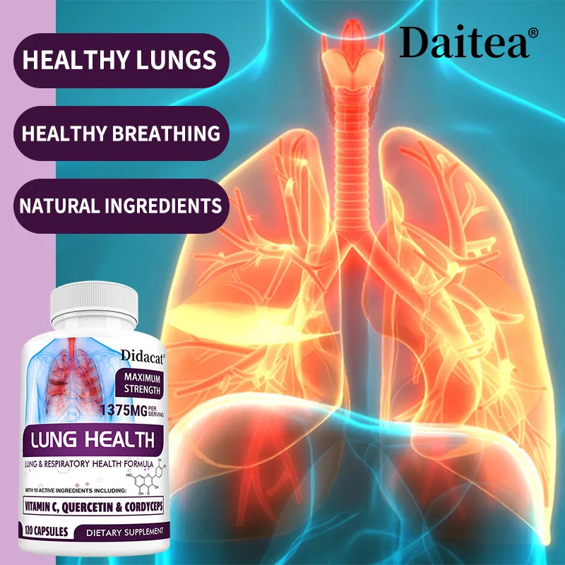 Vitamin C Quercetin Lung Support Supplement