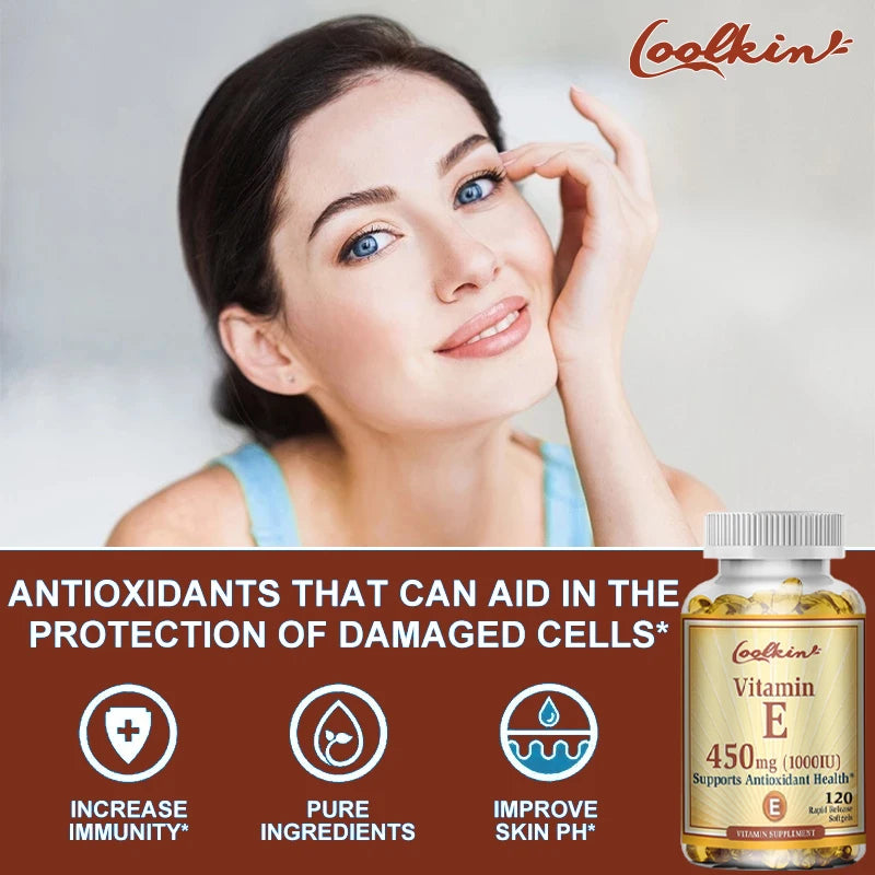 Vitamin E Capsules for Firming & Radiance