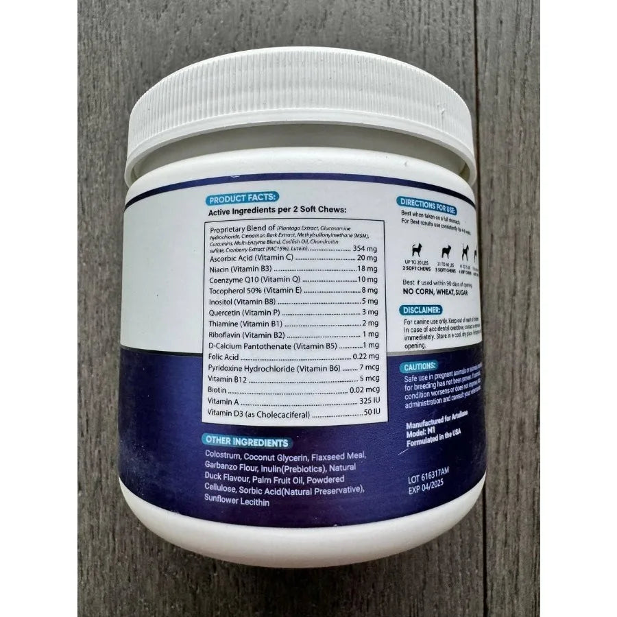 Natural Dog Multivitamin Joint Supplement