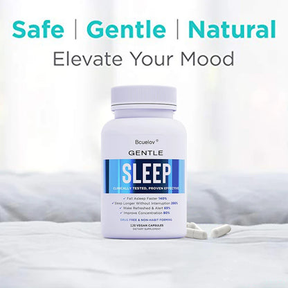Bcuelov Natural Sleep Aid Supplement
