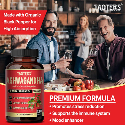 Ashwagandha Turmeric Energy Support Capsules