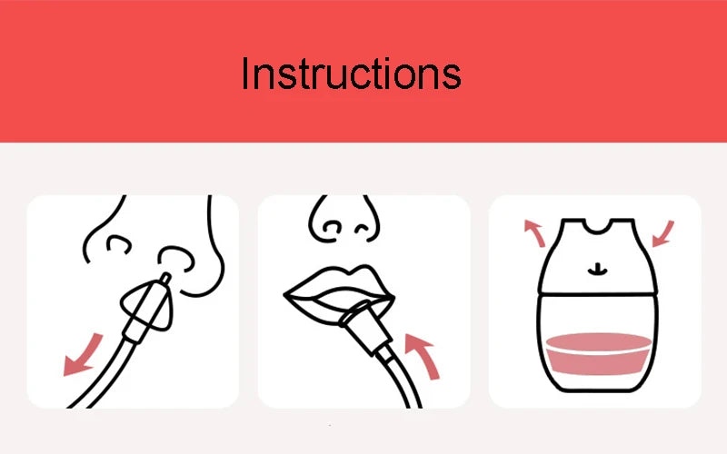 Convenient Baby Nasal Suction Mucus Cleaner