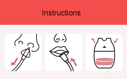 Convenient Baby Nasal Suction Mucus Cleaner