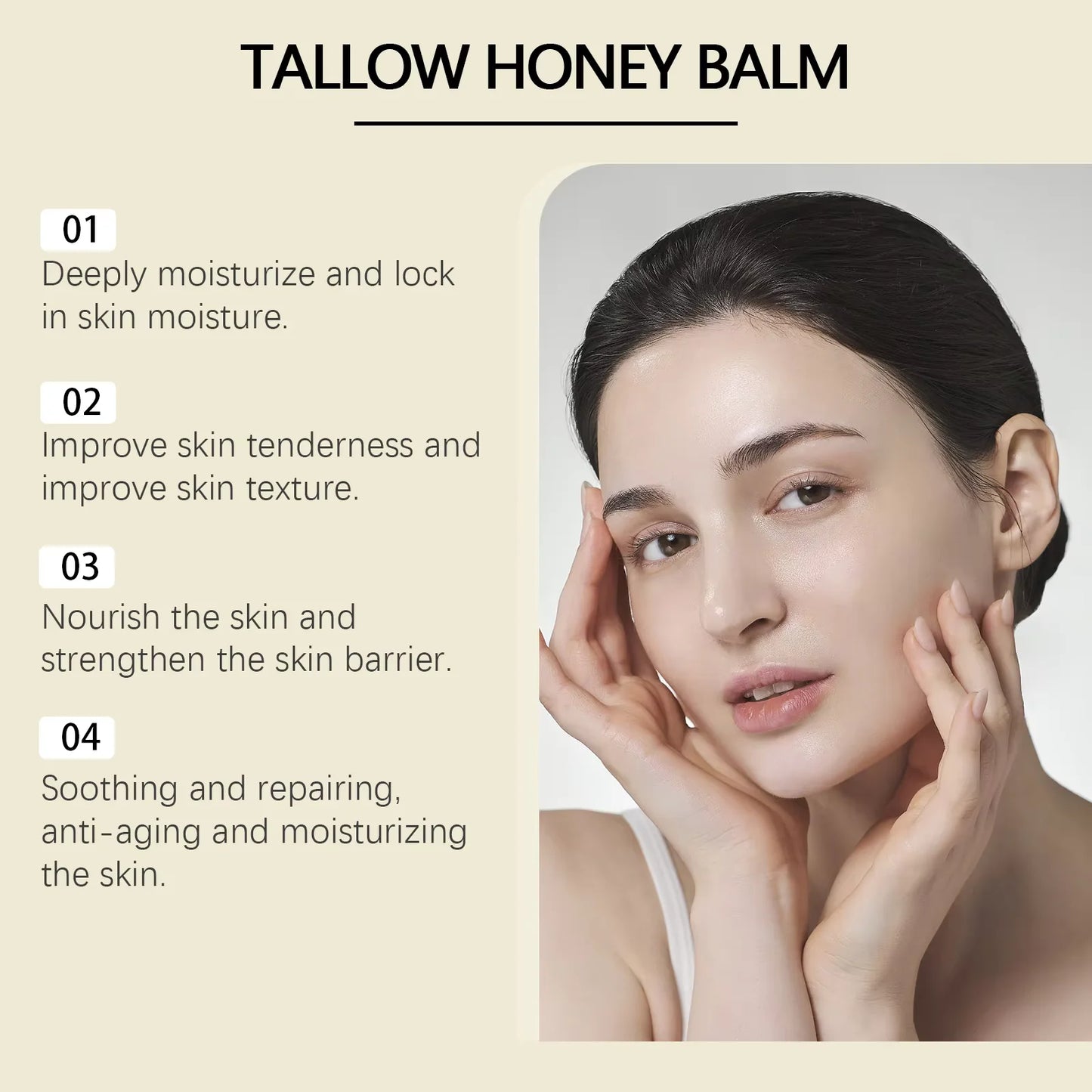 Organic Whipped Tallow and Honey Moisturizer