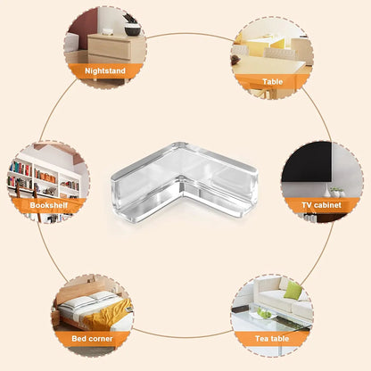 Baby Safety Silicone Corner & Edge Protectors