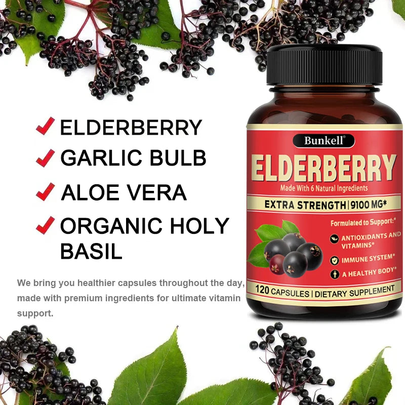 Elderberry Vitamin Supplement for Immunity