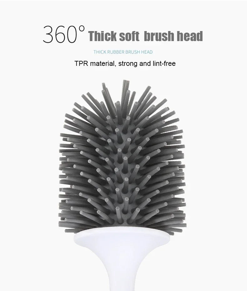 Bathroom Quick Drain Toilet Brush