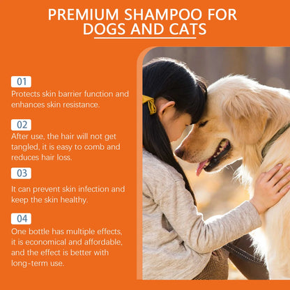 Natural Pet Shampoo for Healthy Coat