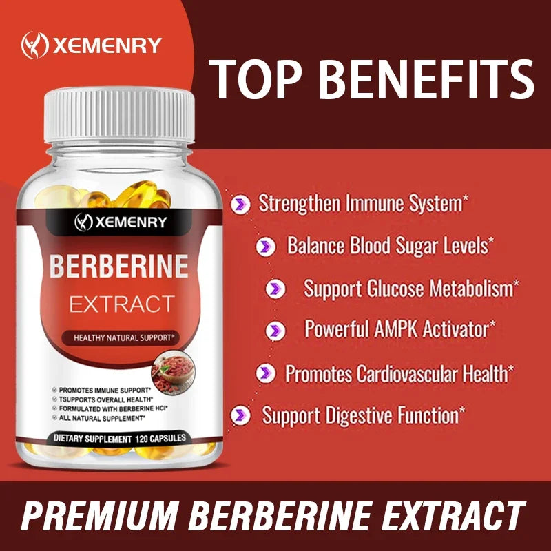 Berberine Vitamin Supplement for Glucose Support