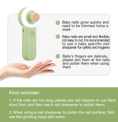 Anti-Clamping Newborn Electric Nail Scissors