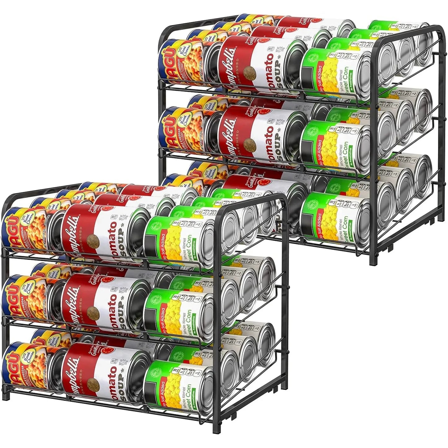Stackable Can Storage Organizer Rack
