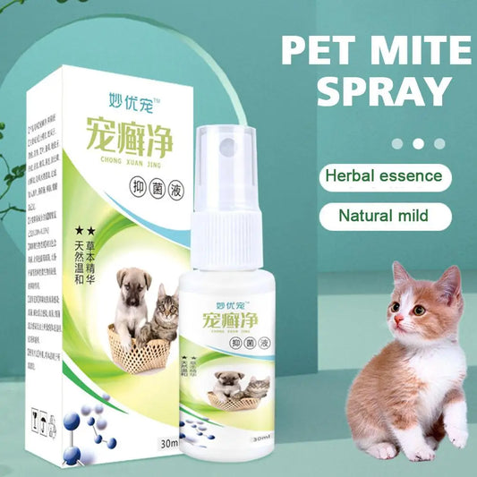 Natural Pet Mite Relief Spray