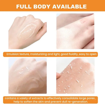 Orange Exfoliating Gel for Skin Brightening