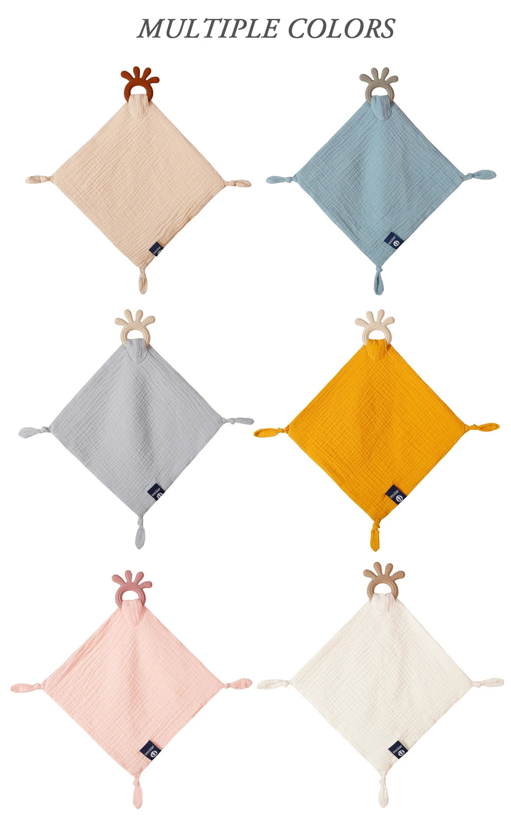 Baby Soother Towel & Muslin Cotton Bib