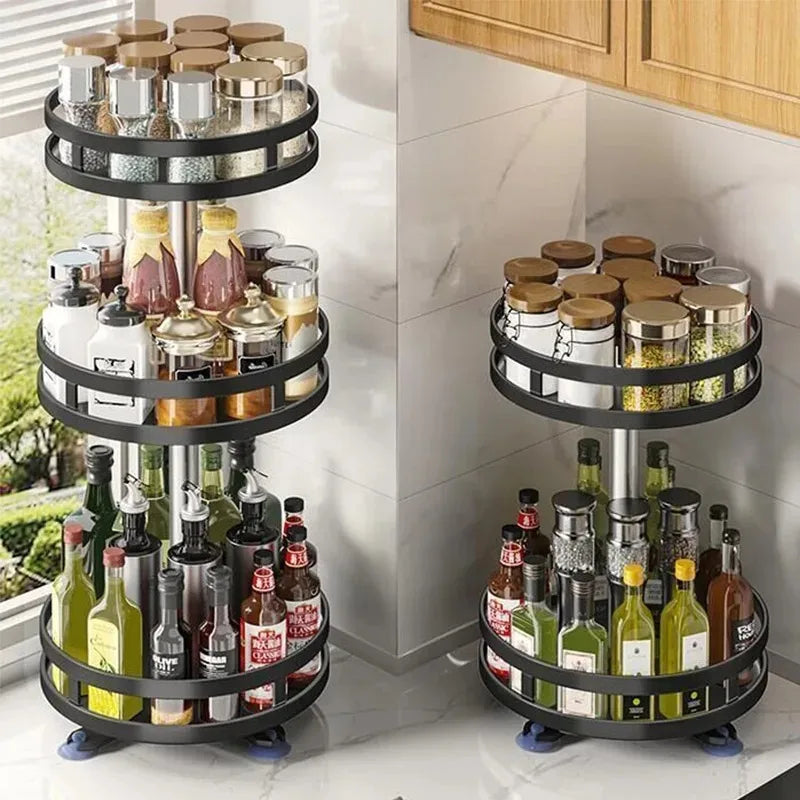 Rotating Pantry Spice Rack
