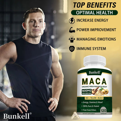 Bunkell Organic Peruvian Maca Supplement