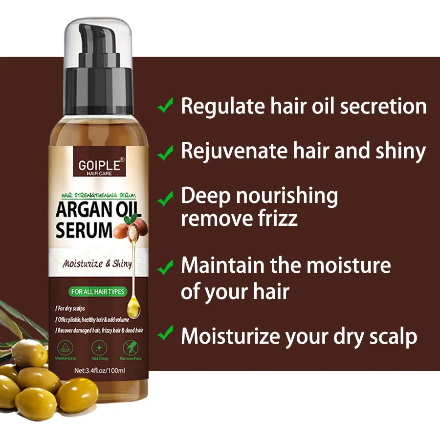 Repair Damaged Hair with Argan Oil