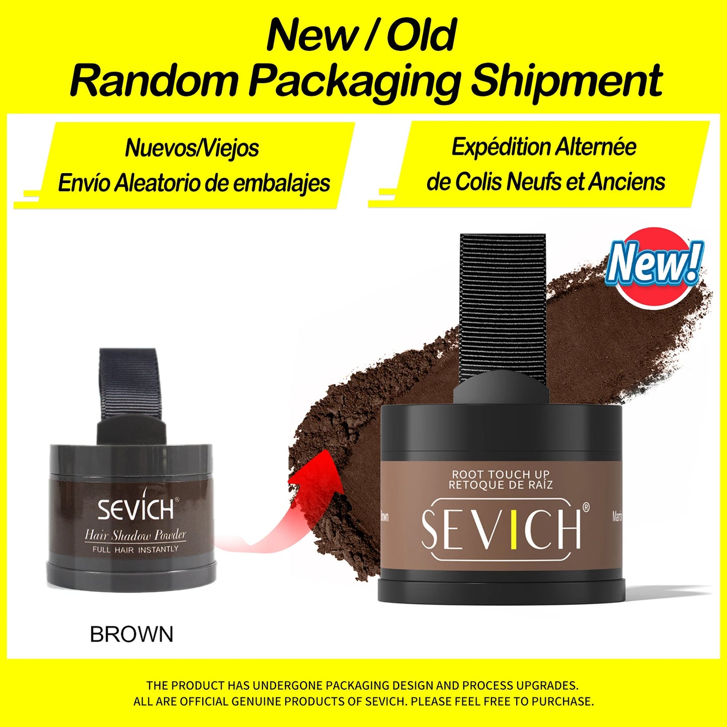 Sevich Hairline Shadow Powder for Hair Loss Concealment