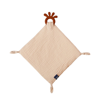 Baby Soother Towel & Muslin Cotton Bib