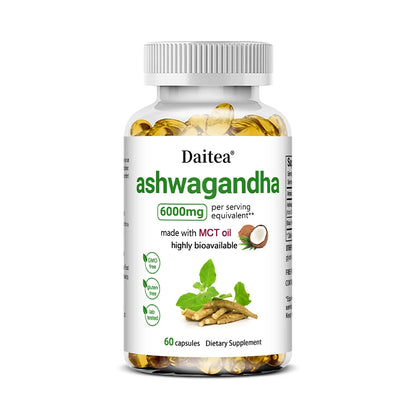 Vegan Ashwagandha Root Health Supplement
