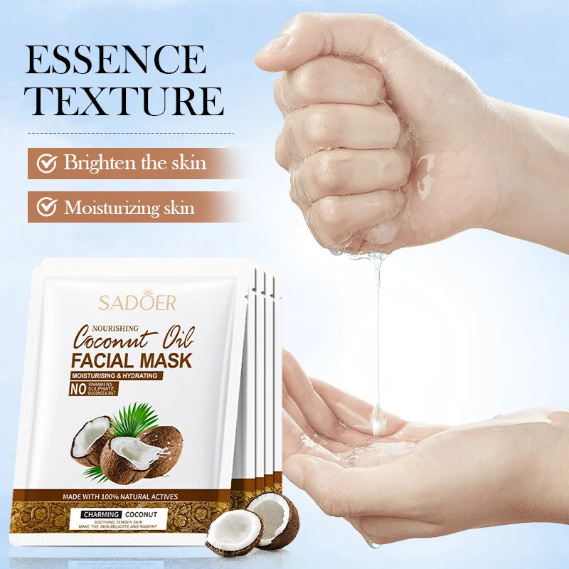 SADOER Coconut Face Mask Moisturizing and Firming