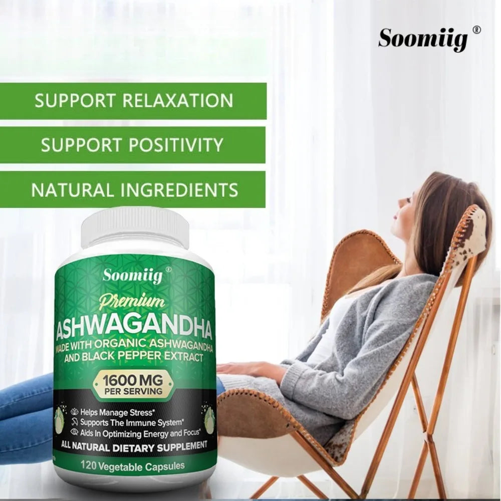 Organic Ashwagandha Black Pepper Capsules
