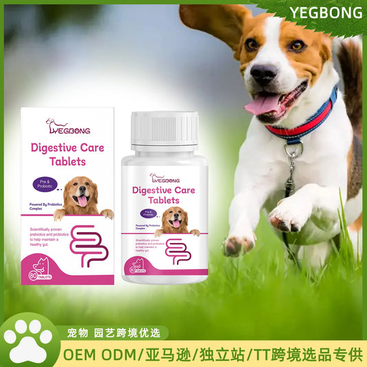 Natural Dog Probiotic Health Tablets