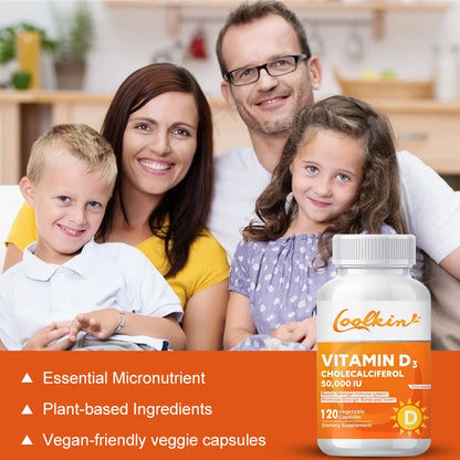 Vitamin D3 50,000 IU for Bone & Immunity