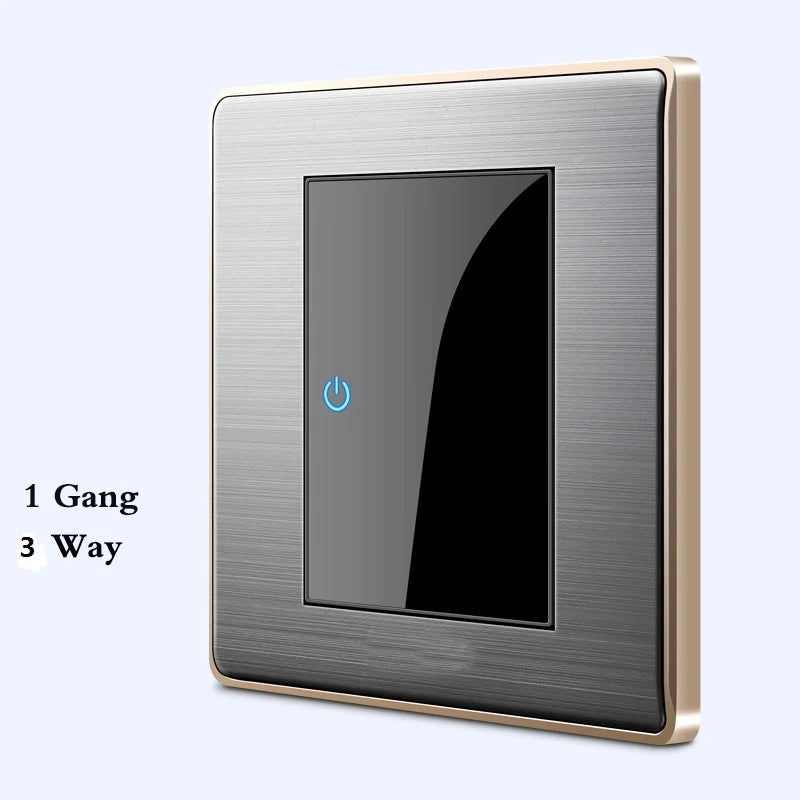 Brushed Stainless Steel Wall Switch
