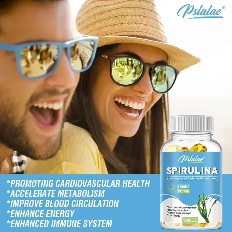 Organic Spirulina Immune Support Capsules