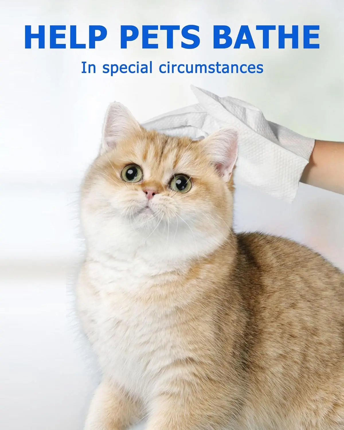 Pet Grooming Wipes Natural Deodorizing