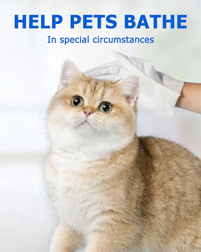 Pet Grooming Wipes Natural Deodorizing