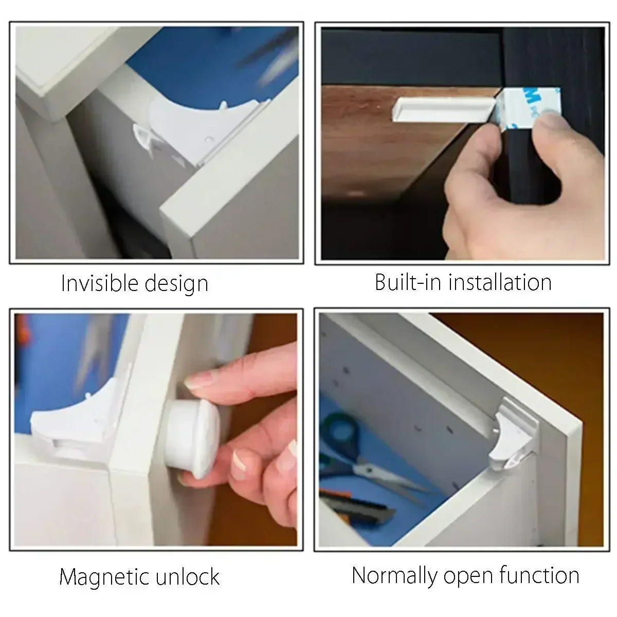 Magnetic Children's Safety Cabinet Lock