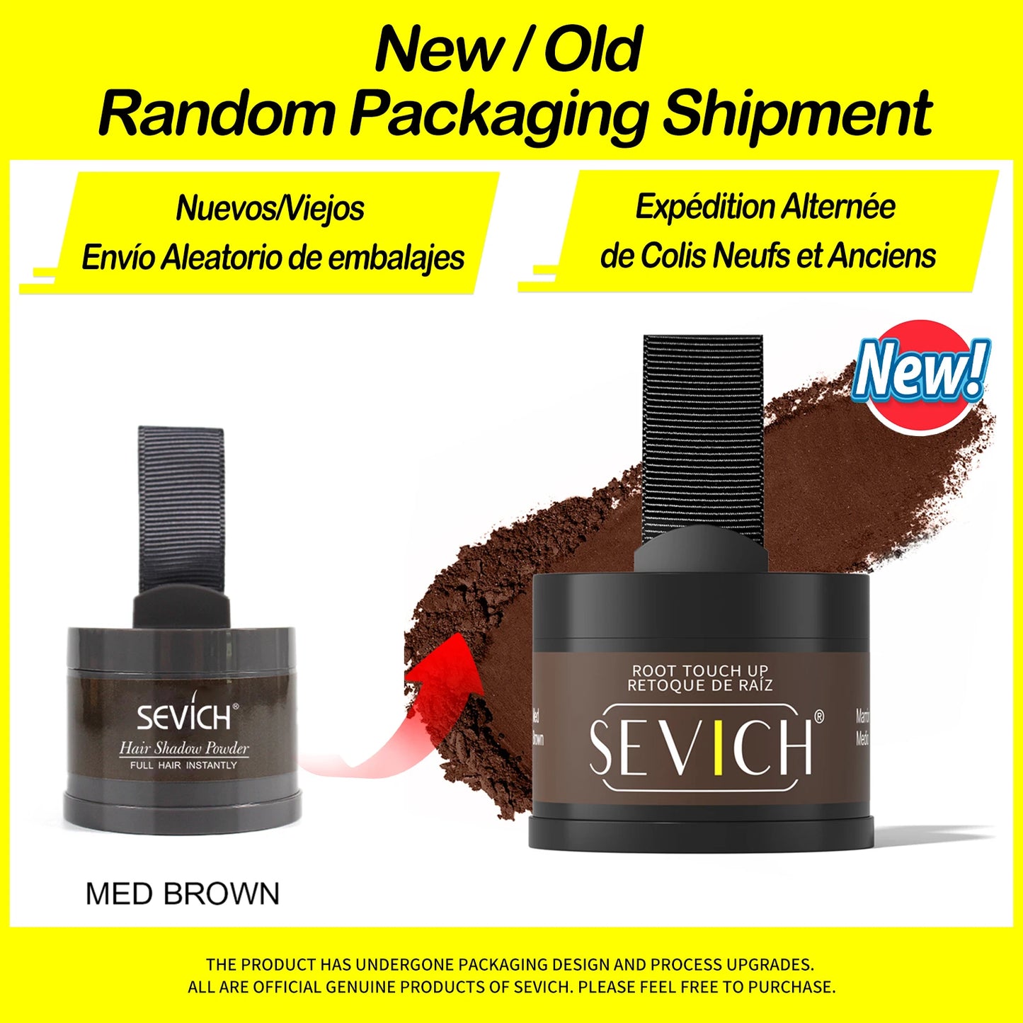 Sevich Hairline Shadow Powder for Hair Loss Concealment