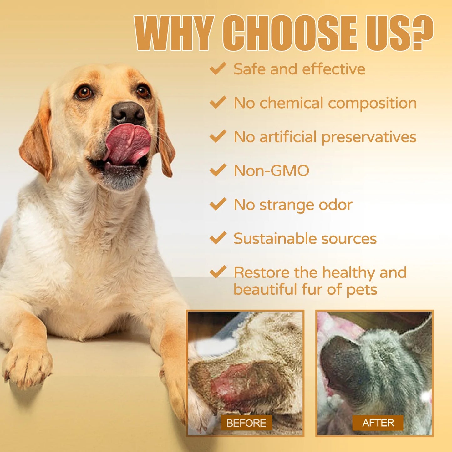 Pet Hair Conditioner with Natural Repair